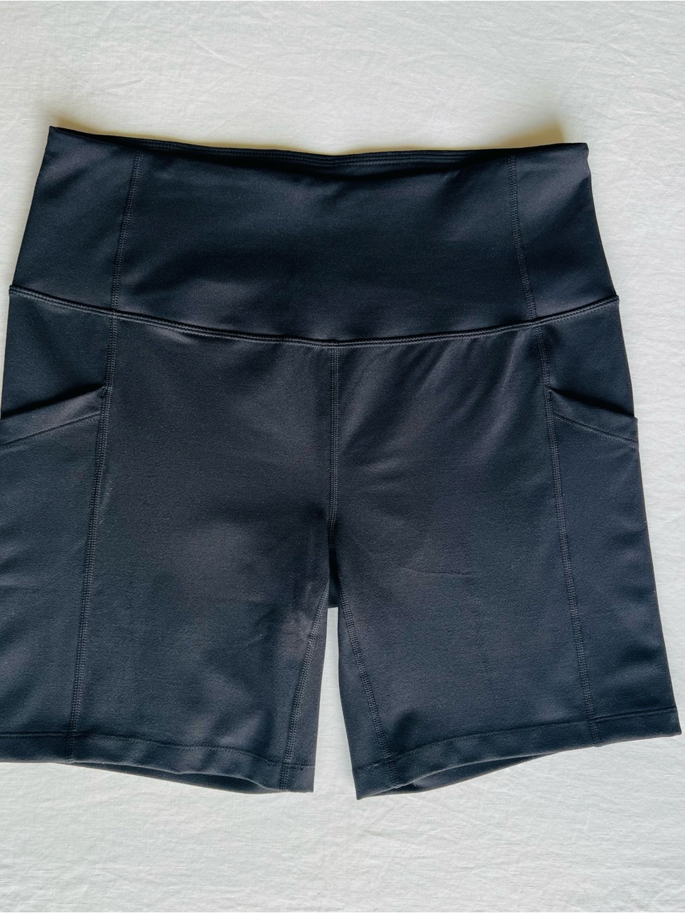 Zella Black High-Rise Athletic Bike Shorts